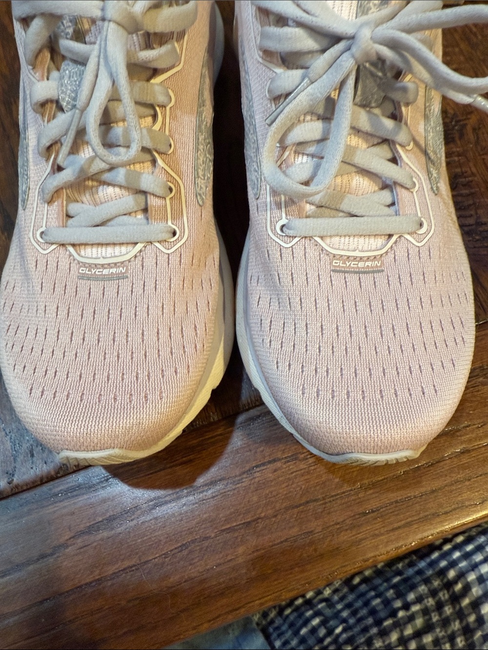 Brooks Women's Running Shoes - Pale Pink and White - Picture 9 of 9
